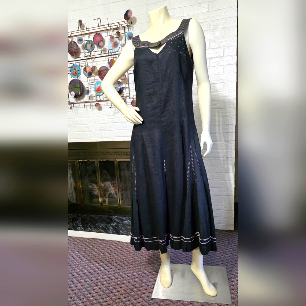 ANIMALE | Black Sleeveless Maxi Dress